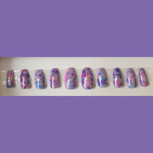 Load image into Gallery viewer, Watercolor Marble - Press On Nails - Standard Set